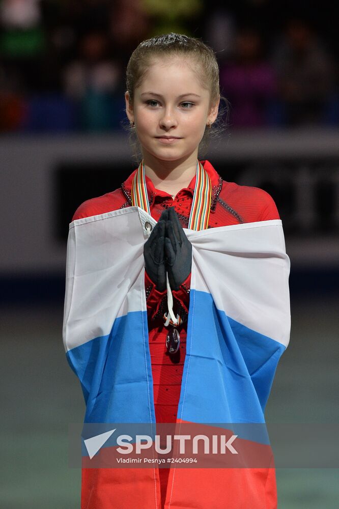 World figure skating championships. Women. Free skating