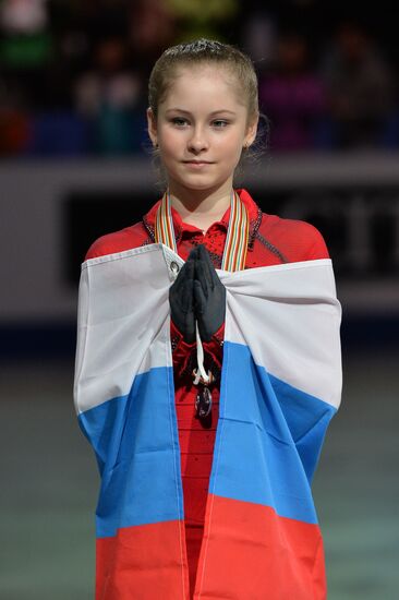 World figure skating championships. Women. Free skating