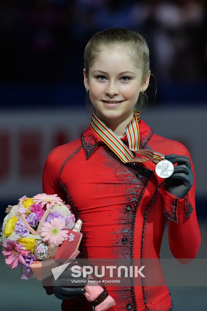 World figure skating championships. Women. Free skating