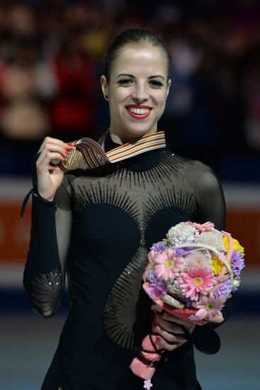 World figure skating championships. Women. Free skating