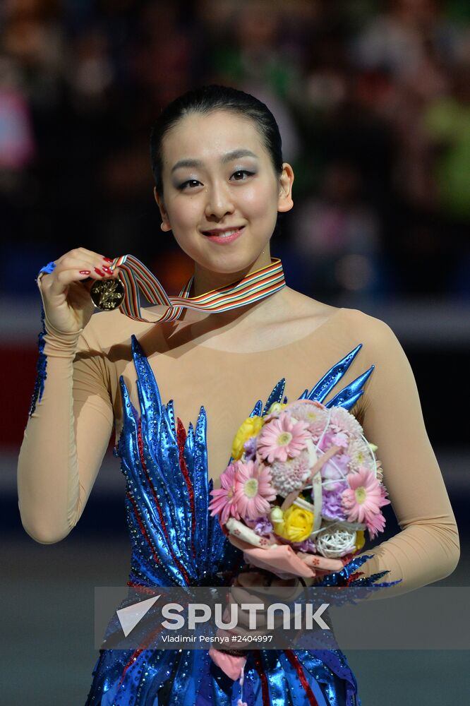 World figure skating championships. Women. Free skating