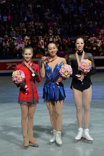 World figure skating championships. Women. Free skating