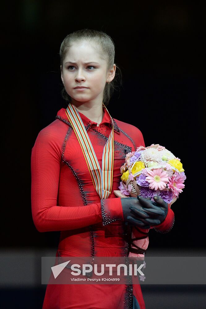 World figure skating championships. Women. Free skating