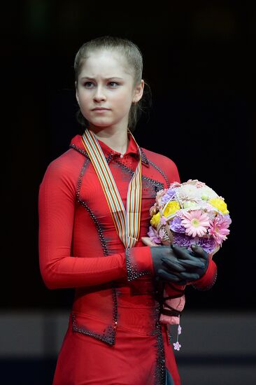 World figure skating championships. Women. Free skating