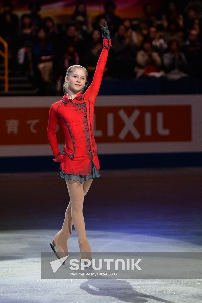 World figure skating championships. Women. Free skating