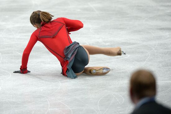 World figure skating championships. Women. Free skating