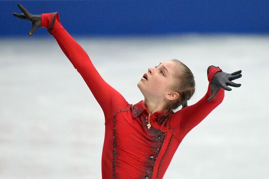 World figure skating championships. Women. Free skating
