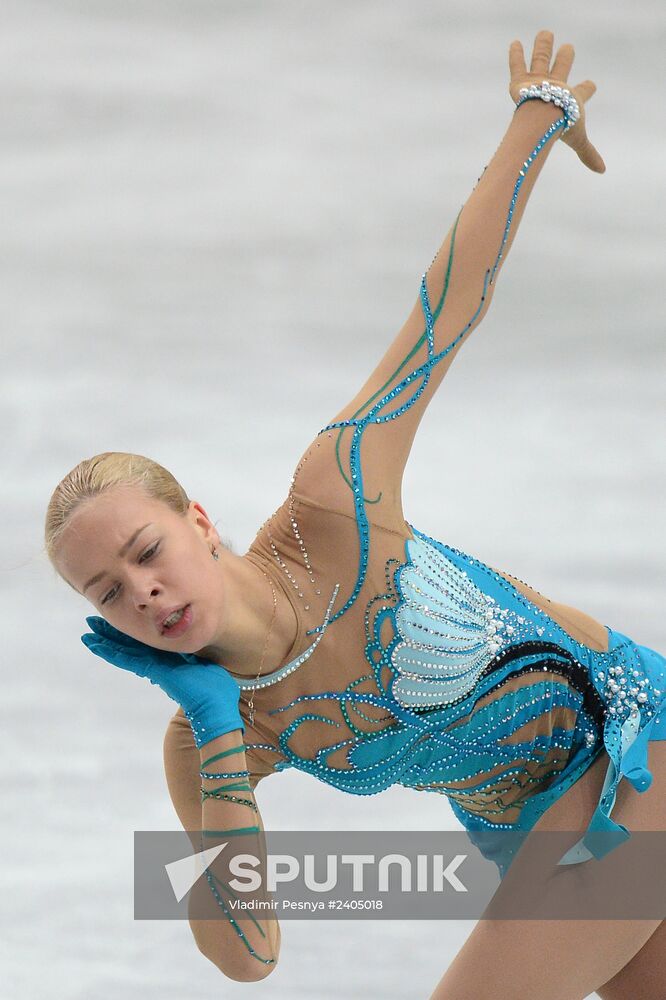 World figure skating championships. Women. Free skating