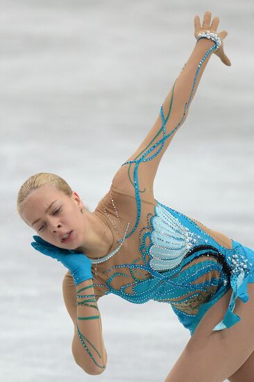 World figure skating championships. Women. Free skating