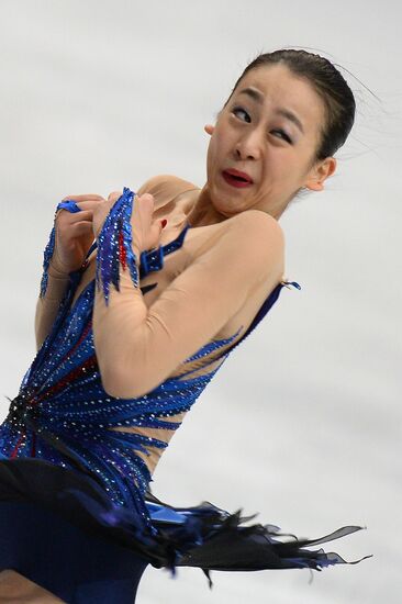 World figure skating championships. Women. Free skating
