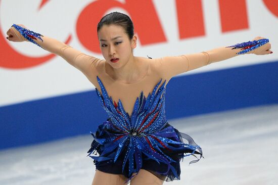World figure skating championships. Women. Free skating