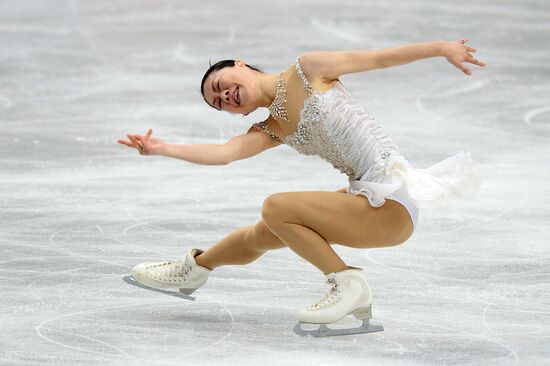 World figure skating championships. Women. Free skating