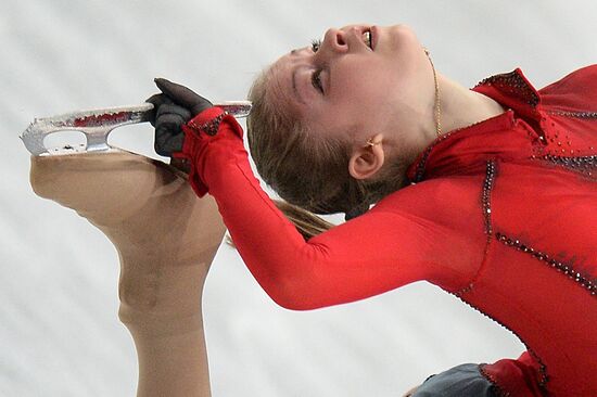 World figure skating championships. Women. Free skating