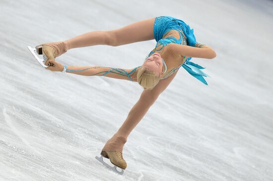 World figure skating championships. Women. Free skating