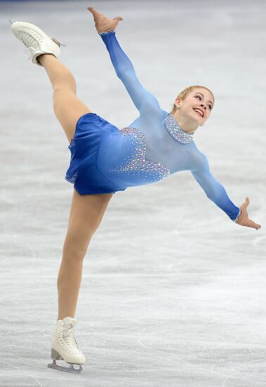 World figure skating championships. Women. Free skating