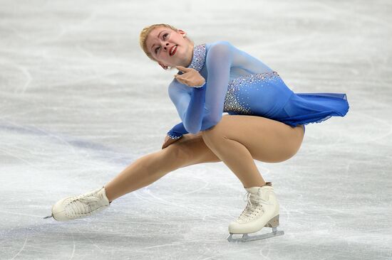 World figure skating championships. Women. Free skating