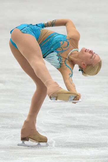 World figure skating championships. Women. Free skating