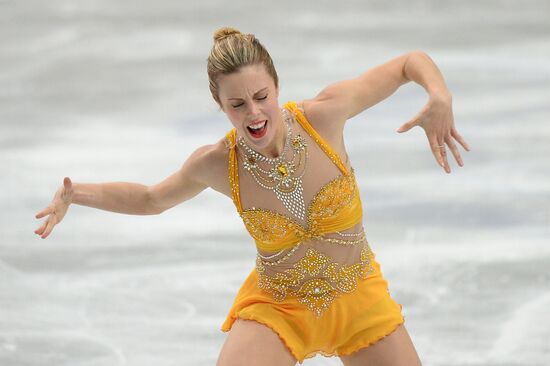 World figure skating championships. Women. Free skating