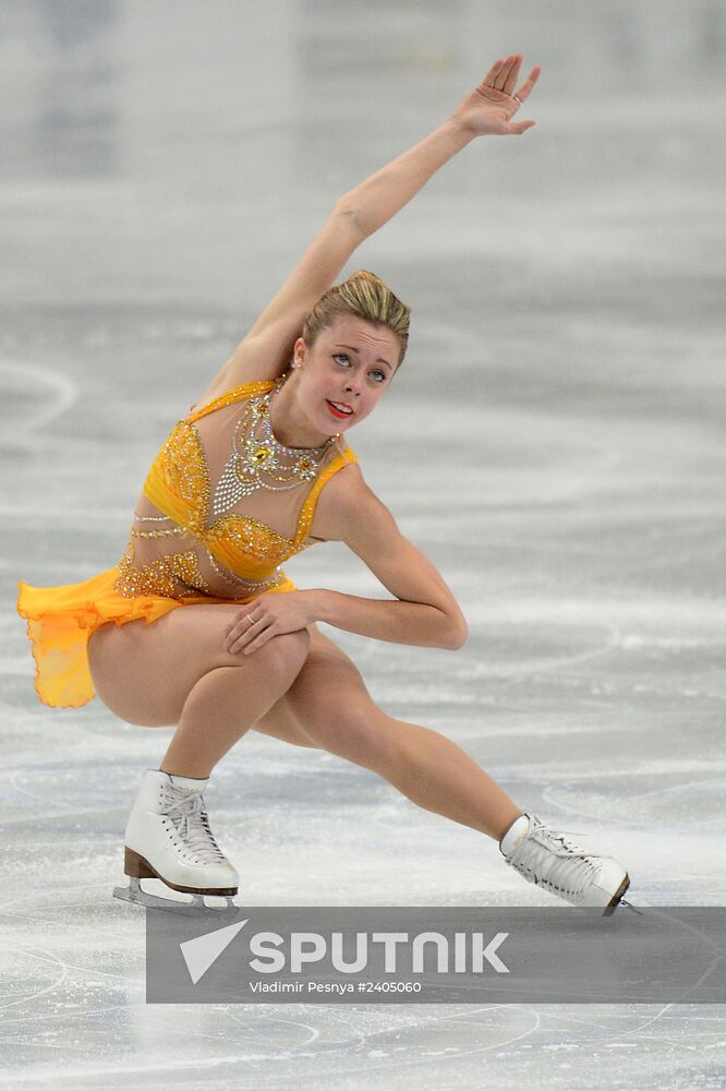 World figure skating championships. Women. Free skating