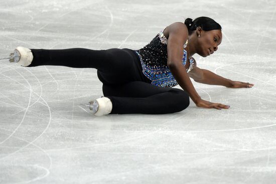 World figure skating championships. Women. Free skating