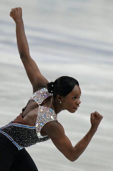 World figure skating championships. Women. Free skating