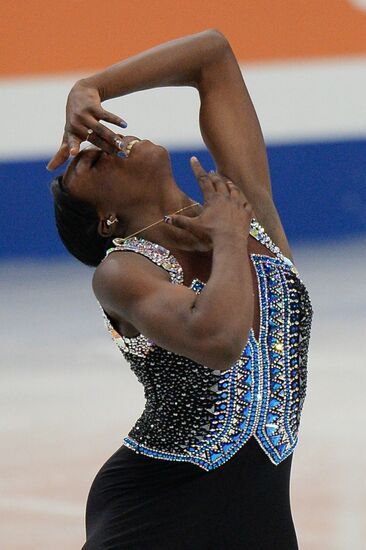 World figure skating championships. Women. Free skating