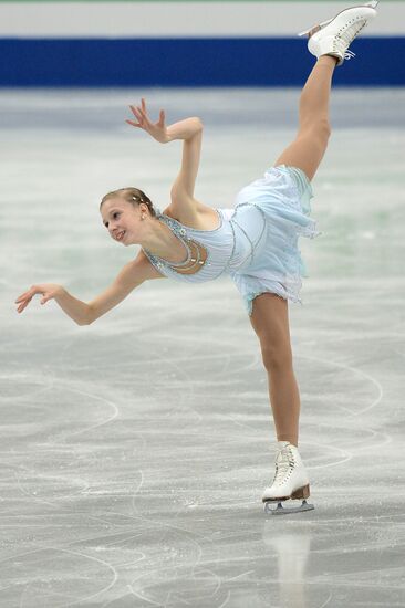 World figure skating championships. Women. Free skating