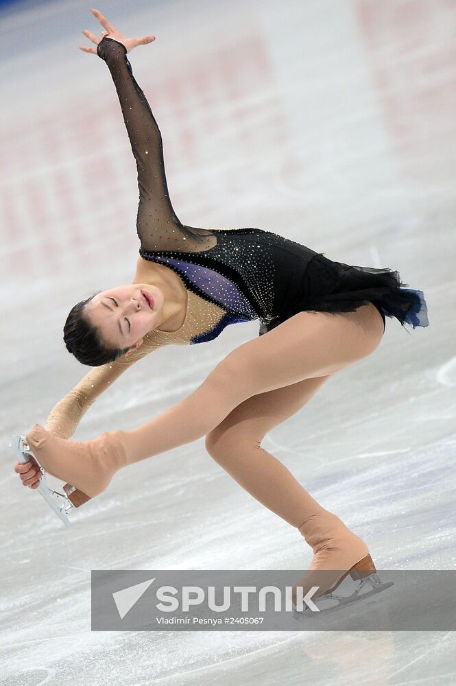 World figure skating championships. Women. Free skating