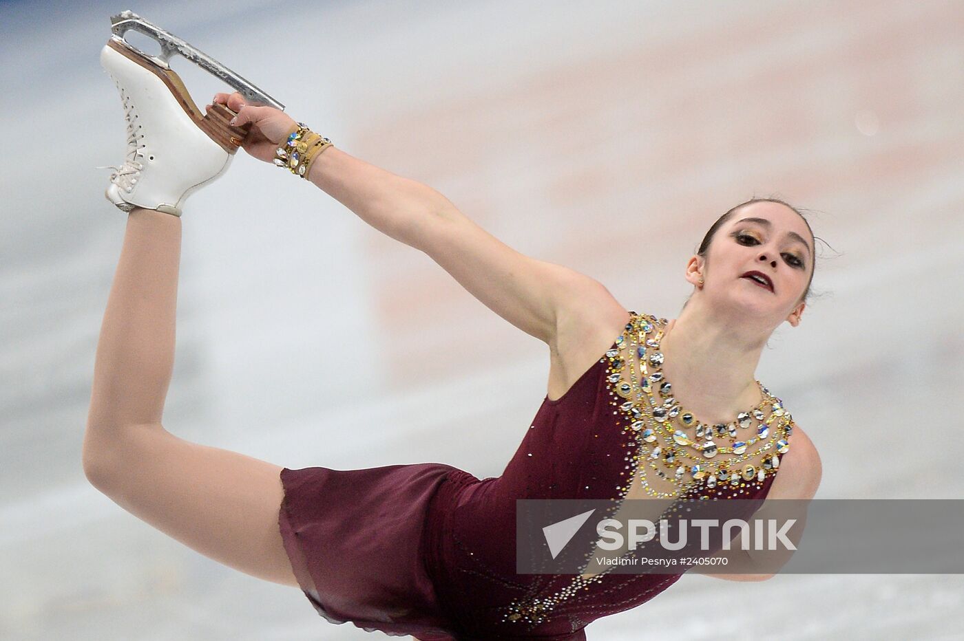 World figure skating championships. Women. Free skating