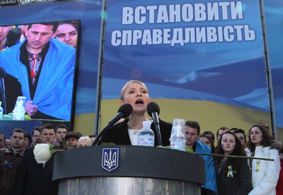 Batkivshchina Party holds convention in Kiev