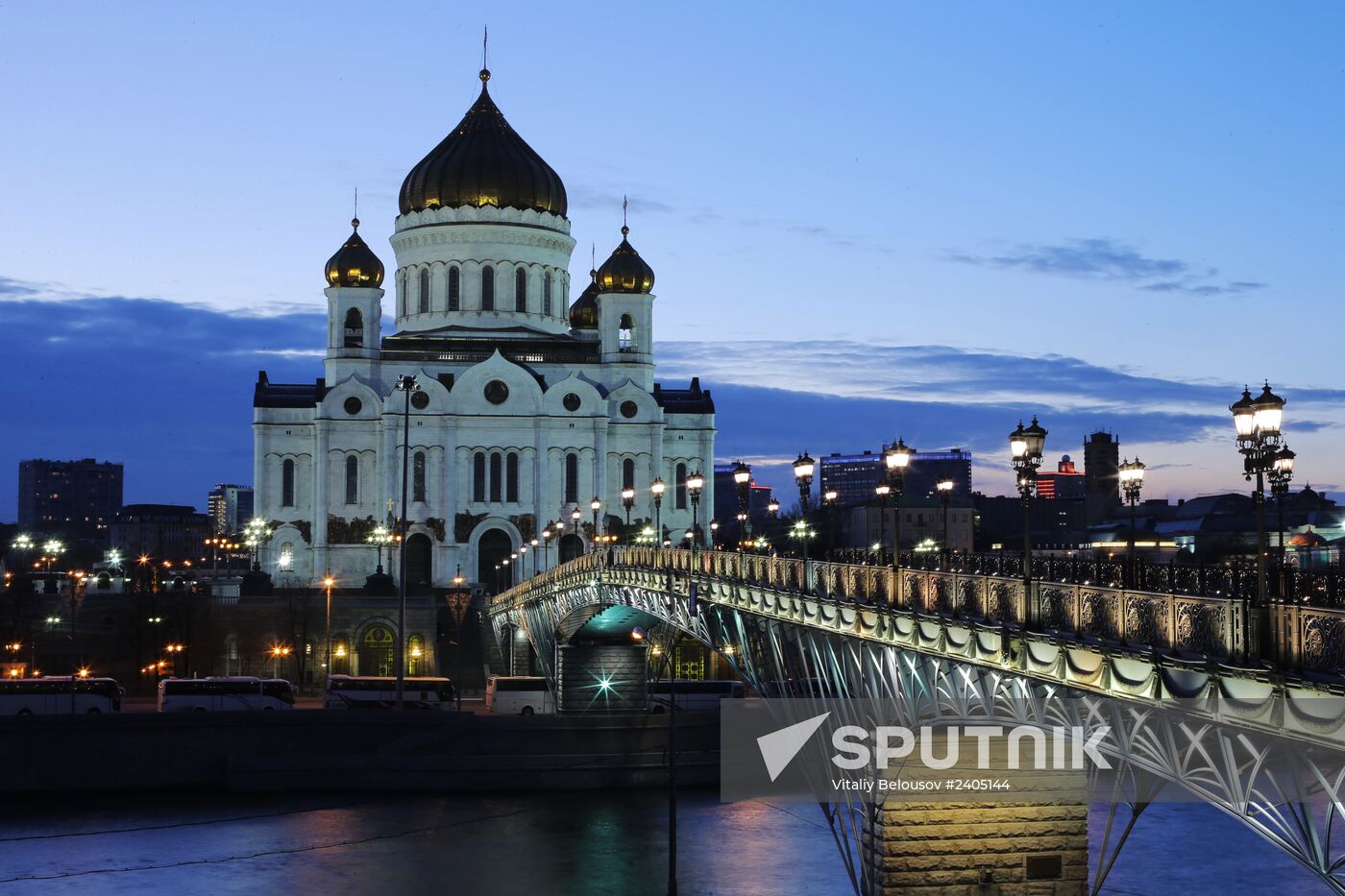 Earth Hour event in Moscow