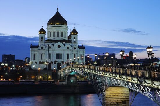 Earth Hour event in Moscow