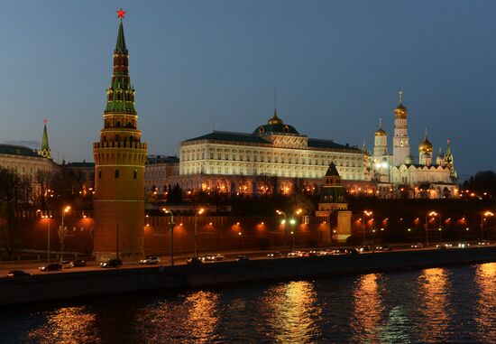 Earth Hour event in Moscow