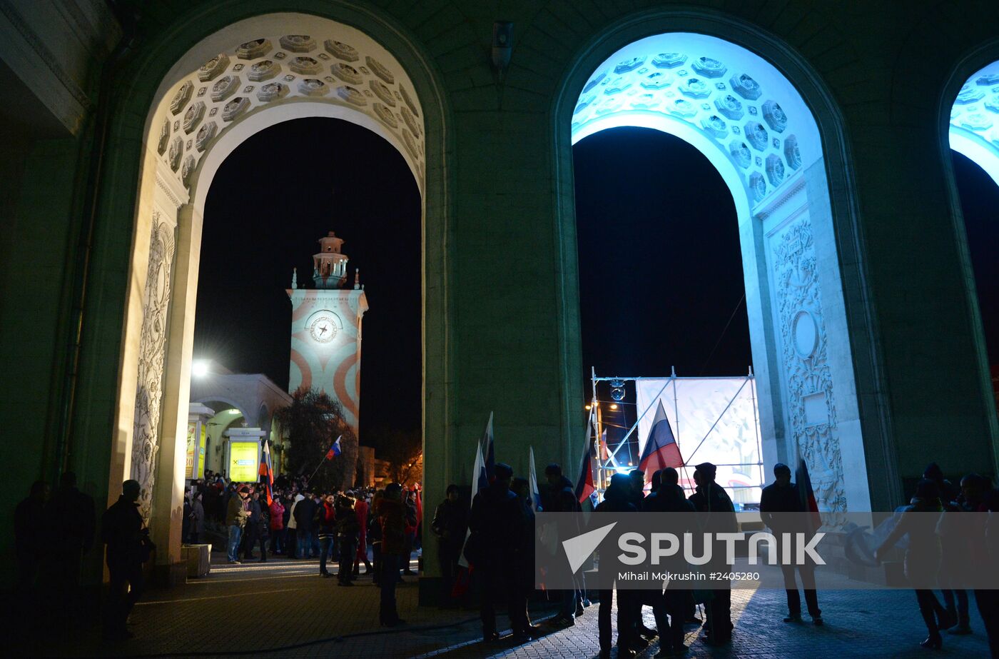 Crimea moves its clocks to Moscow time