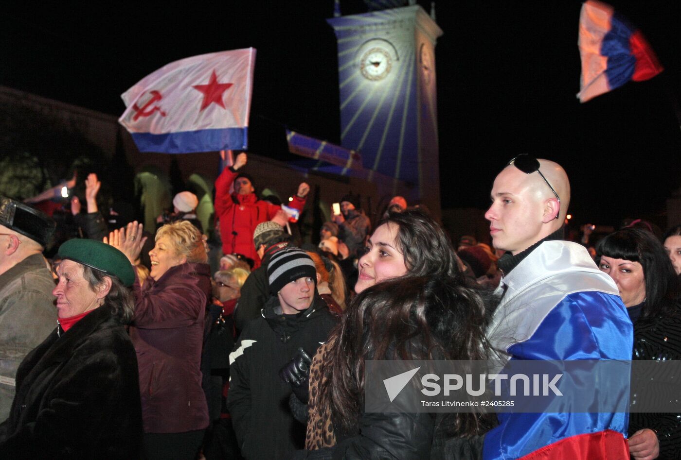 Crimea moves its clocks to Moscow time