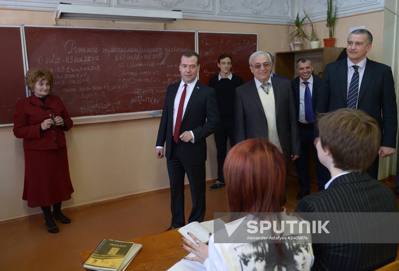 Dmitry Medvedev visits Crimea