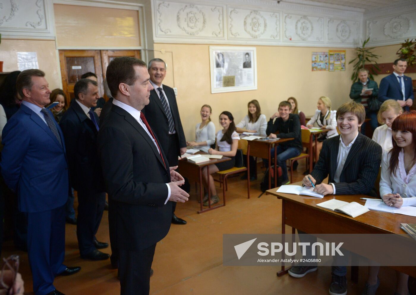 Dmitry Medvedev visits Crimea