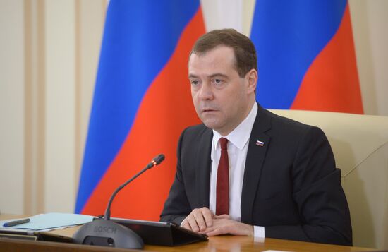 Dmitry Medvedev visits Crimea