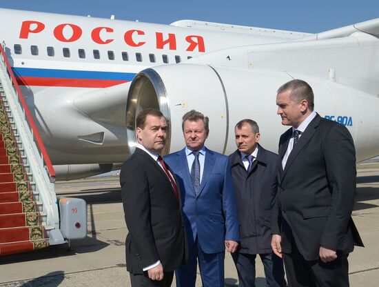 Dmitry Medvedev's working visit to Crimea