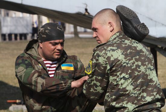 Training center of Ukrainian National Guard
