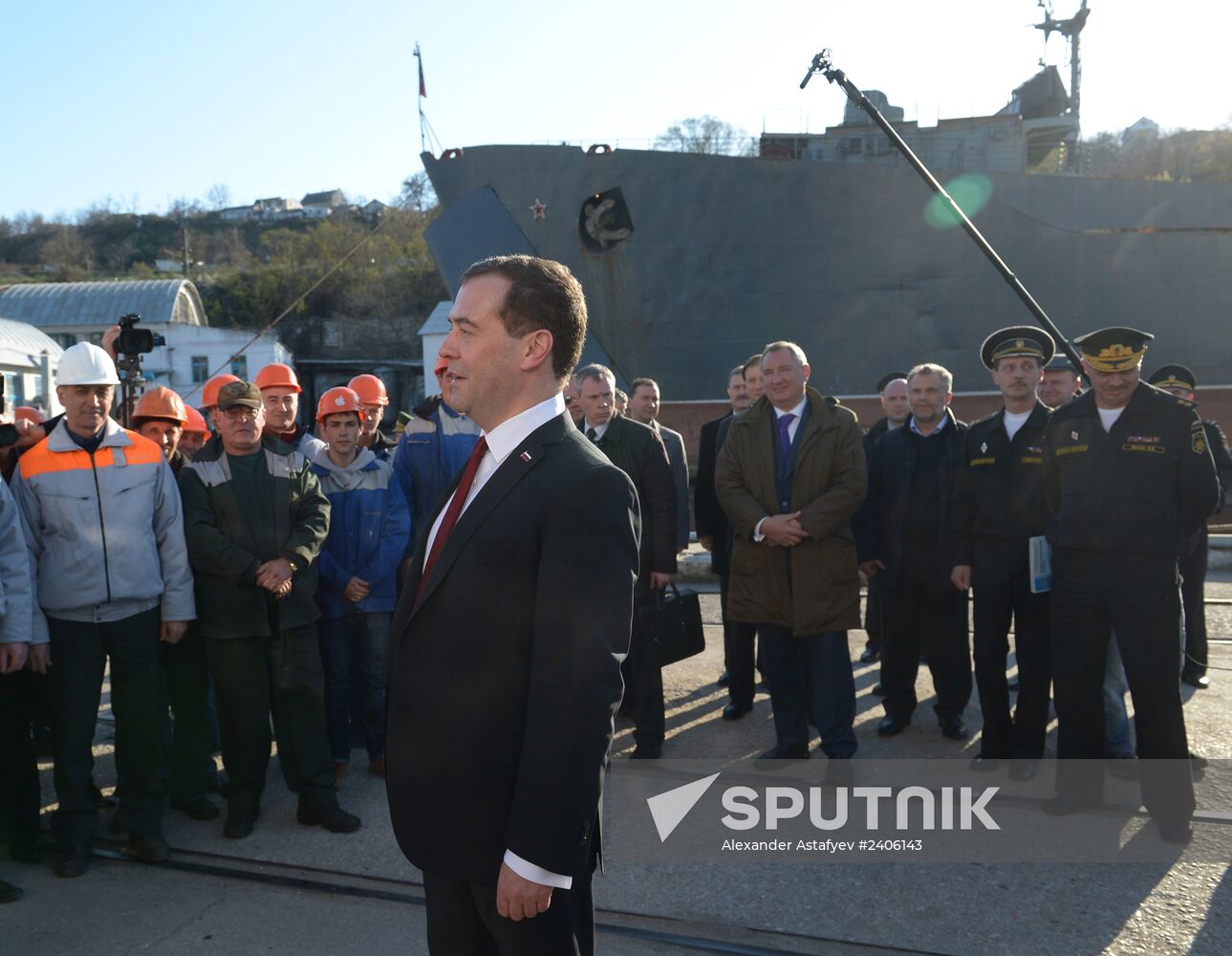 Dmitry Medvedev visits Crimea