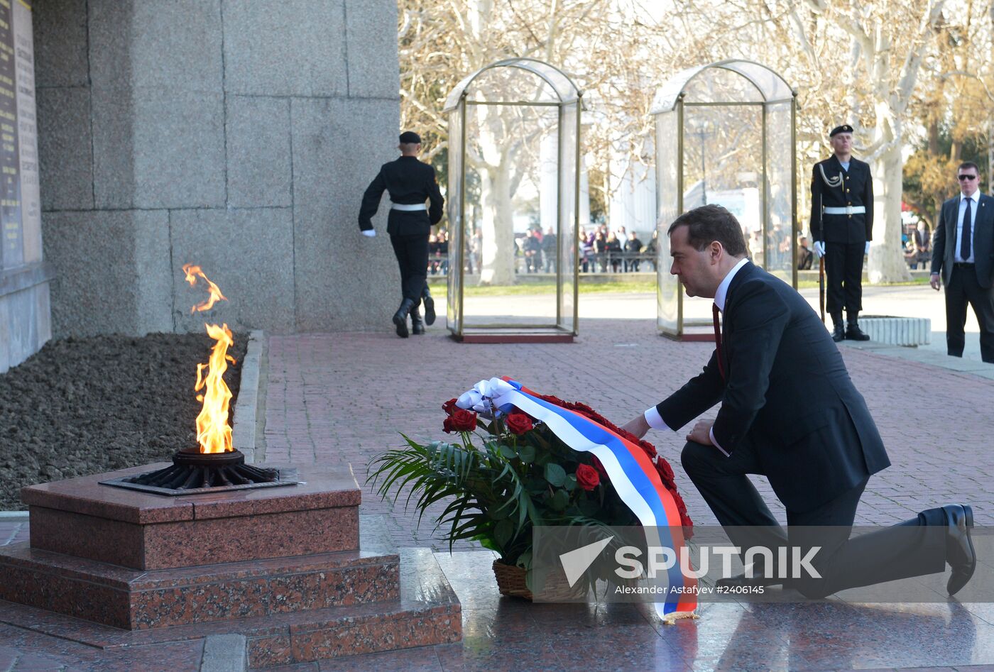 Dmitry Medvedev visits Crimea