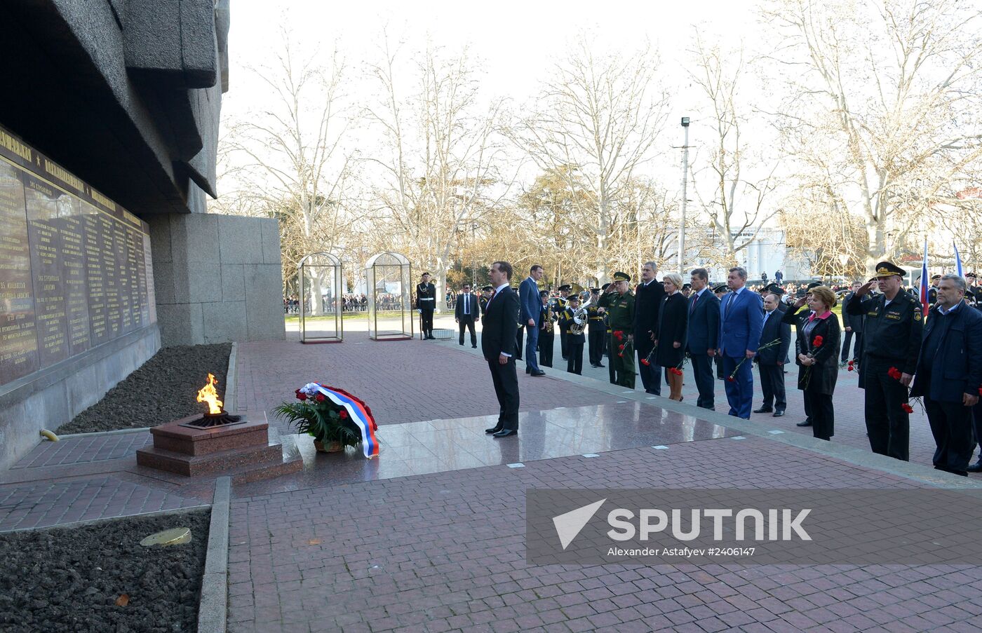 Dmitry Medvedev visits Crimea