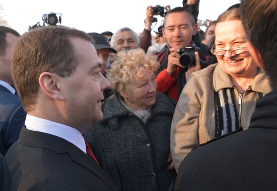 Dmitry Medvedev visits Crimea