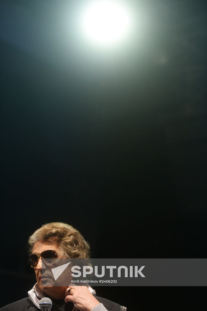 Rehearsal of Toto Cutugno's jubilee concert