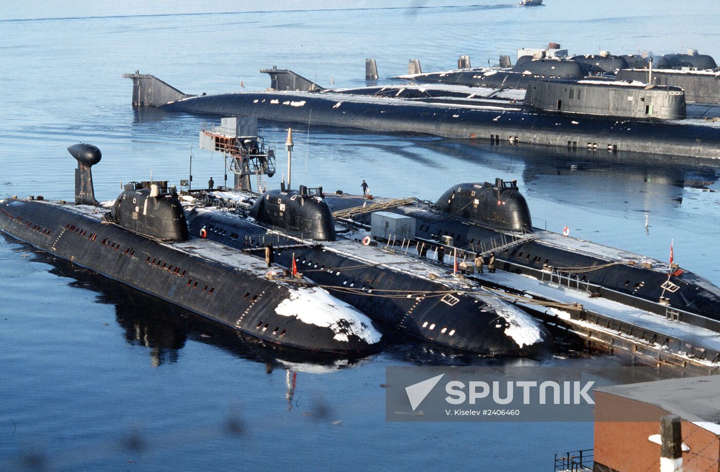 Northern Fleet. Nuclear submarines base