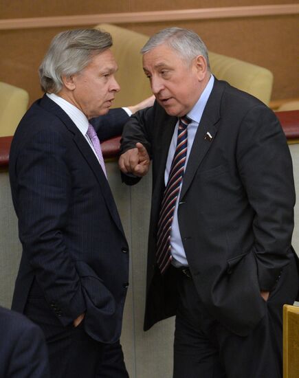 State Duma holds plenary meeting