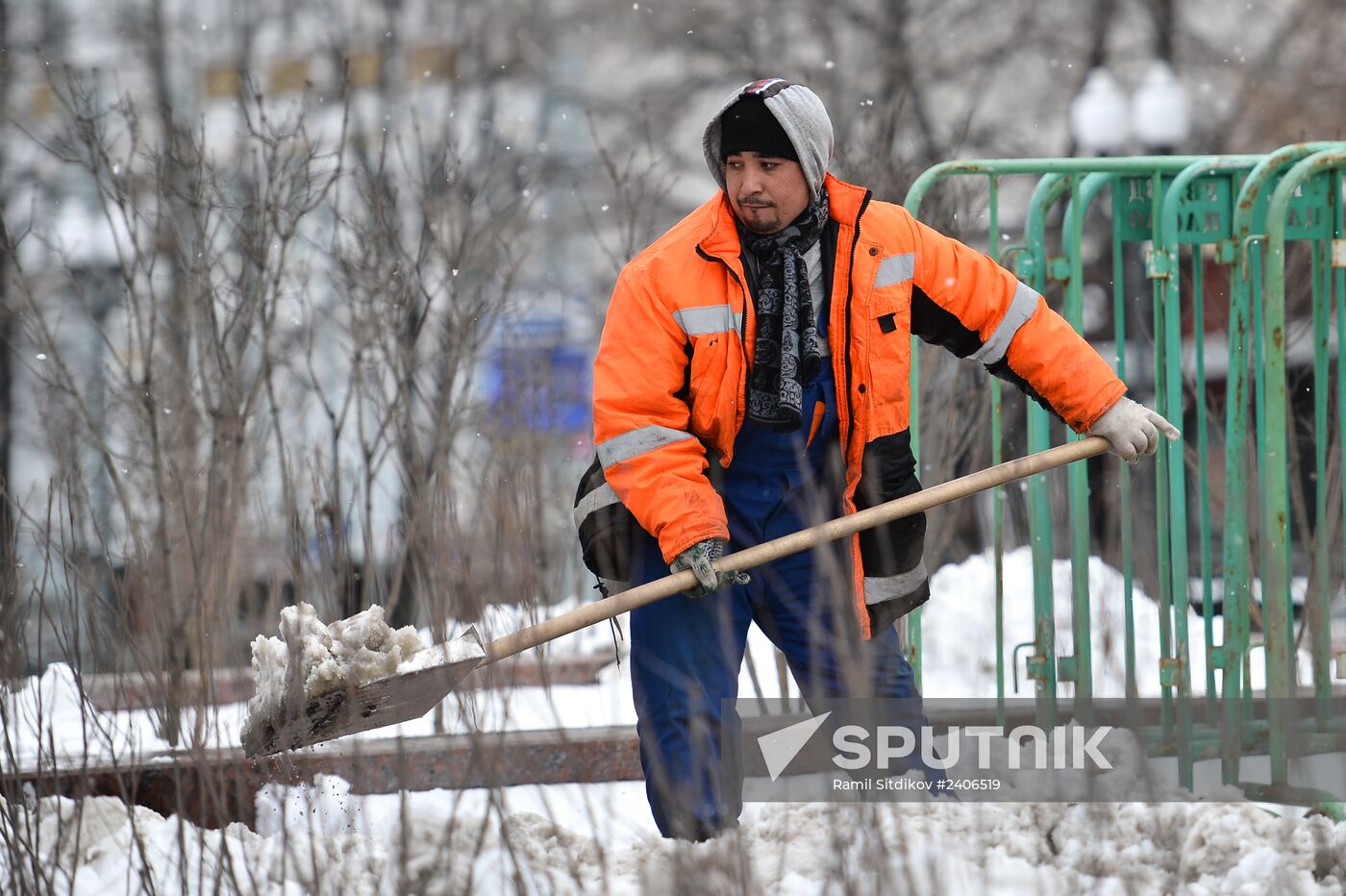 Snow in Moscow