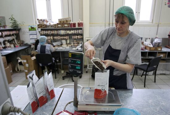Production of coffee in the Moscow Region