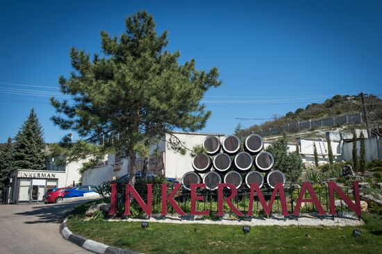 Inkerman vintage wine factory in Crimea